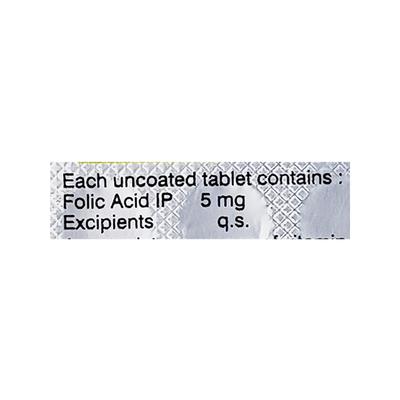 FOL 5mg Tablet 30'S - Iron Supplement/Anaemia-Vma