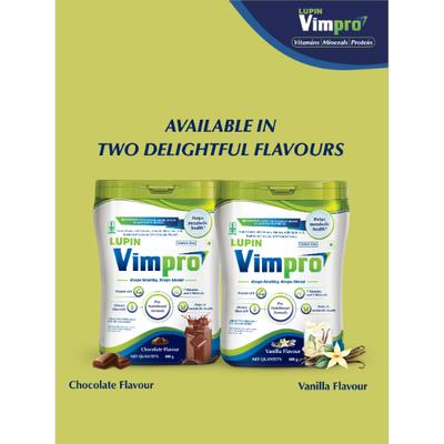 Lupin Vimpro Protein Powder - Chocolate Flavour 400 g (N) - Protein Drink
