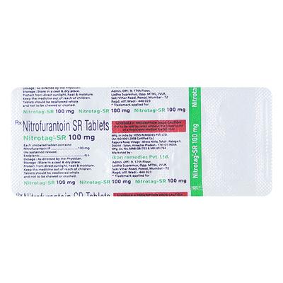 NITROTAG SR 100mg Tablet 10's - Bacterial Infections-OAB