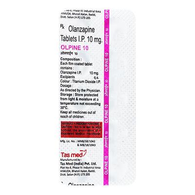 OLPINE 10MG TABLET 10'S - Schizophrenia-Aps