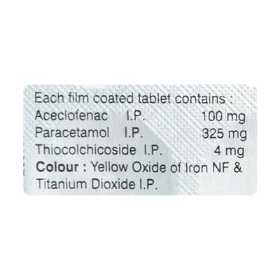 Acenac MR 4mg Tablet 10'S - Muscle Cramps/Spasticity-Mus