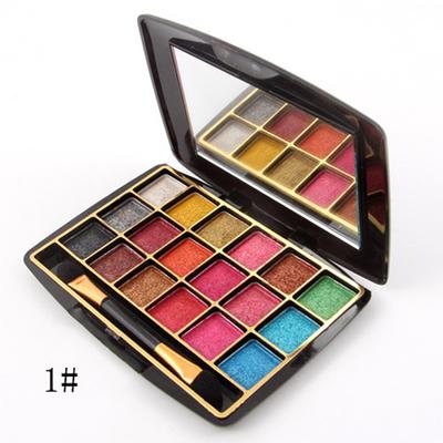 Miss Rose 18 Color Metallic Eyeshadow Palette 7001 - 402 M01 20 gm - Face Palettes