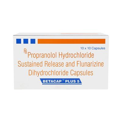 Betacap Plus 5mg Capsule 10'S - Migraine