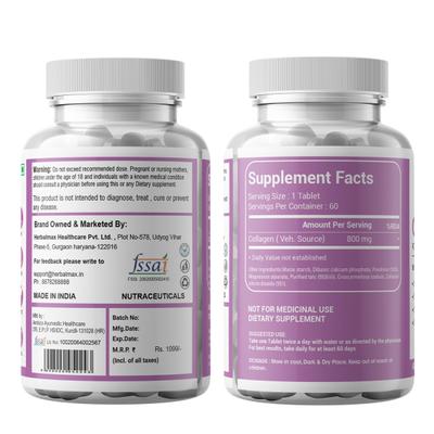 Herbal Max Collagen Tablet 60's - Hair & Skin