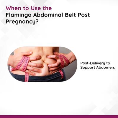Flamingo Abdominal Belt Post Pregnancy (OC2520) (XXXL) 1's - Abdomen/Neck/Arm/Elbow Supports