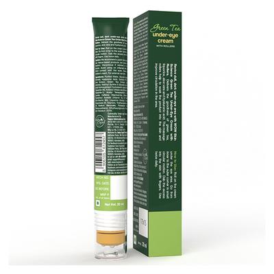 WOW Skin Science Green Tea Under Eye Cream with Rollers 20 ml - Under Eye Creams & Serums