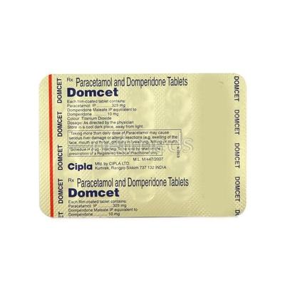 Domcet Tablet 10'S - Migraine