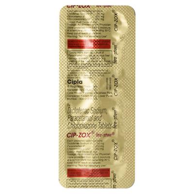 CIP ZOX Tablet 6's - Muscle Cramps/Spasticity-Mus