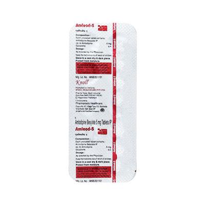 AMLEOD 5 Tablet 10's - Hypertension-Cal