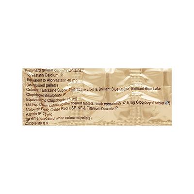 CLAVIX GOLD 40 Capsule 10's - Blood Clot-Ant