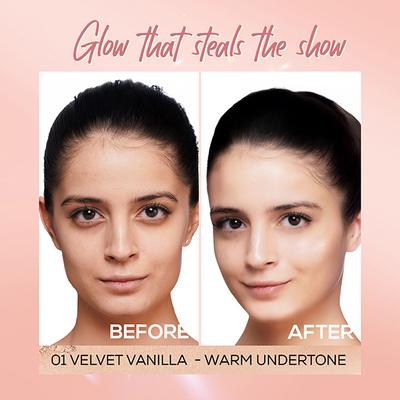 Renee Cosmetics Lumi Glow Highlighting Compact Velvet Vanilla 9 gm - Compact Powder