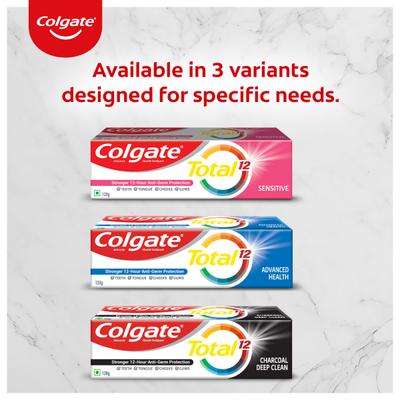 Colgate-Palmolive,Colgate Total Whole Mouth Health, Antibacterial Toothpaste (Advanced Health) 120 gm - Toothpaste