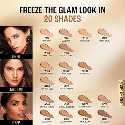 Lakme 9to5 Powerplay Priming Foundation, Built in Primer, SPF 20, Warm Natural, 25 ml - Foundation