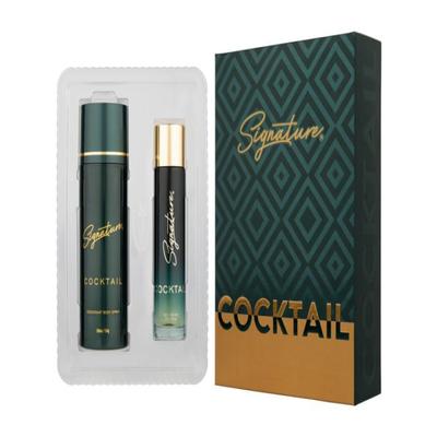 Signature COCKTAIL Perfume Body Spray (combo Pack 60 ml perfume+ 200 ml deo) 260 ml - Perfumes (Edt/Edp)