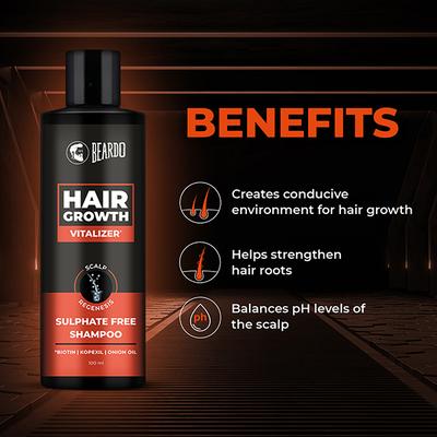 Beardo Hair Growth Vitalizer Shampoo 100 ml - Shampoos