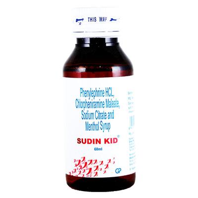 Sudin Kid Syrup 60ml - Cough And Cold-Cou