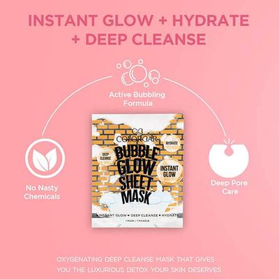 Colorbar Bubble Glow Sheet Mask 28 gm - Sheet Masks