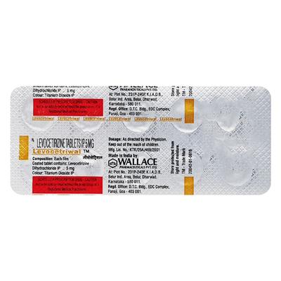 Levocetriwal Tablet 10'S - Allergies-Ant
