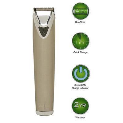 Wahl Clipper Slate Stainless Steel Lithium Ion Plus Beard Trimmers ( 09864-024) 1's - Trimmers