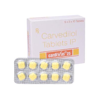 Cardivas 25mg Tablet 10'S - Hypertension-Bet