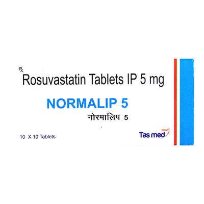 NORMALIP 5mg Tablet 10's - High Cholesterol-Dys