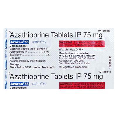 AZORAN 75mg Tablet 10's - Auto Immune Disease-Imm