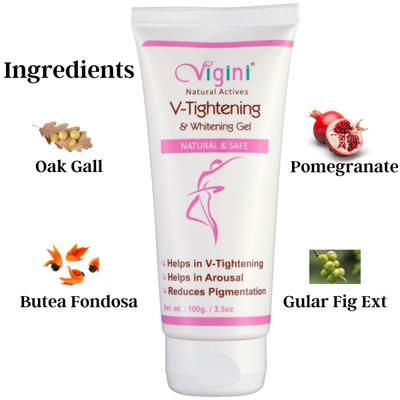 Vigini V-Tightening Gel 100ml + Lubricating Stimulation Gel 100 ml - Intimate Care
