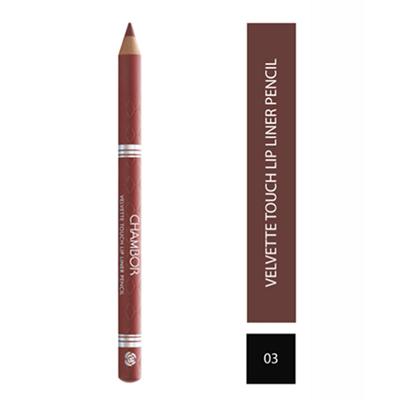 Chambor Velvette Touch Lip Liner Pencil - Br 03 1.14 gm - Lip Liners