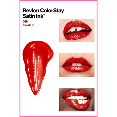 Revlon Colorstay Satin Ink Liquid Lip Color - Fired Up 5 ml - Lipsticks