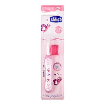 Chicco Toothbrush (6-36 Months) - Pink - Baby Oral Care