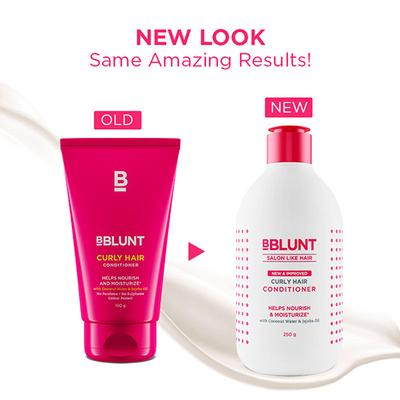 BBlunt Curly Hair Conditioner Shine Tonic with Coconut Water and Jojoba Oil 250gm - Conditioners