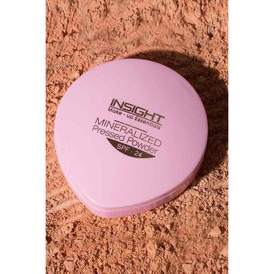 Insight Cosmetics Mineralized Pressed Powder SPF 24 - Peach Veil 9 gm - Compact Powder