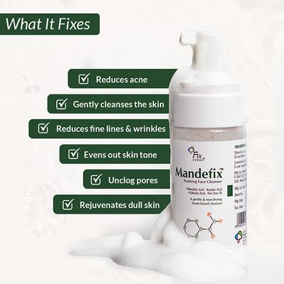 Fixderma Mandefix Foaming Face Cleanser 100ml - Face Wash & Cleansers