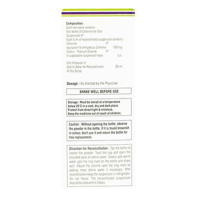 HHCEFI 100 Dry Syrup 30ml - Bacterial Infections-Cep