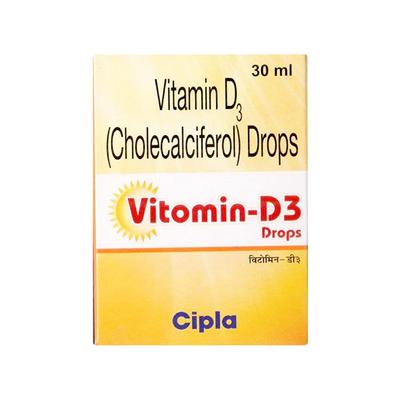 Vitomin D3 Drops 30ml - Supplements-Vit