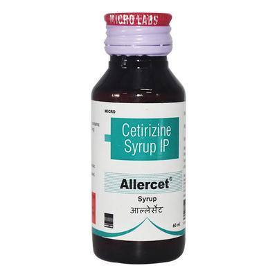 Allercet Syrup 60ml - Allergies-Ant
