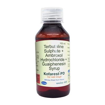 KOFAREST PD FOR WET COUGH DELICIOUS MIXED FRUIT FLAVOUR Syrup 100ml - Cough And Cold-Cou