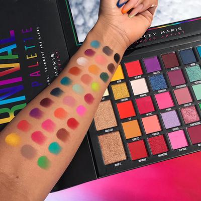 Bperfect Cosmetics Carnival Eyeshadow Palette, Stacey Marie Carnival Xl Pro Palette, 30 Matte Finish Eyeshadow, 10 Pigmented Shimmers, 3 Highlighters 1's - Eye Shadow Palettes