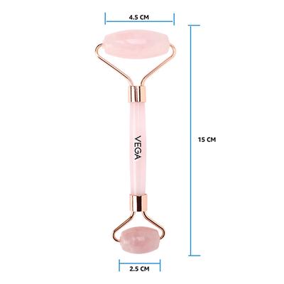 Vega Rose Quartz Face Roller (FR - 01) 1's - Massagers