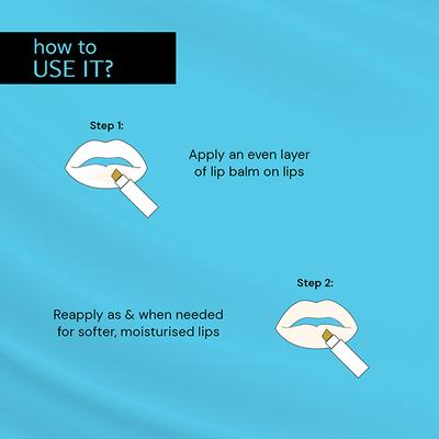 Deconstruct Hyaluronic Acid Lip Balm for Dry and Chapped lips - 0.2% Hyaluronic Acid 4 gm - Lip Balms