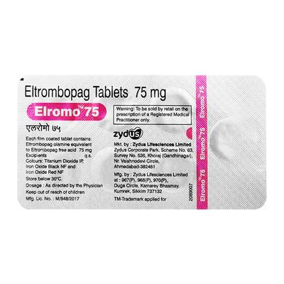 ELROMO 75 Tablet 7's - Blood Clot-Ant