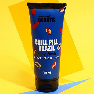 GONUTS By Bewakoof Chill Pill Brazil Body Wash 200 ml - Shower Gels & Body Wash