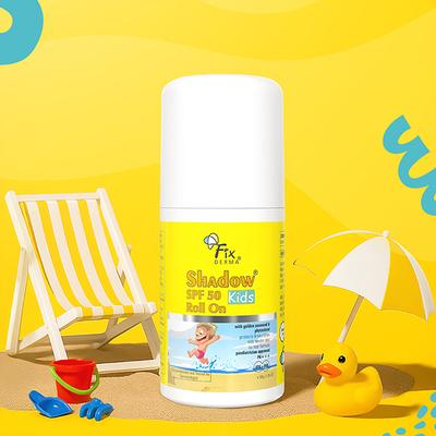 Fixderma Shadow Kids Roll On Sunscreen for Kids SPF 50 with Golden Seaweed & Phytosterol (30g) - Body Sunscreen