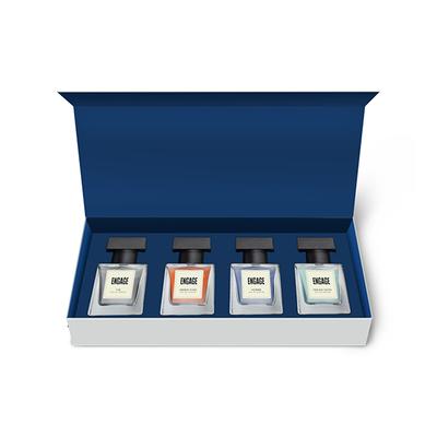 Engage Luxury Perfume Gift Pack for Men, Travel Sized Assorted Pack, 25ml each 4's - Men Perfumes (Edt/Edp)