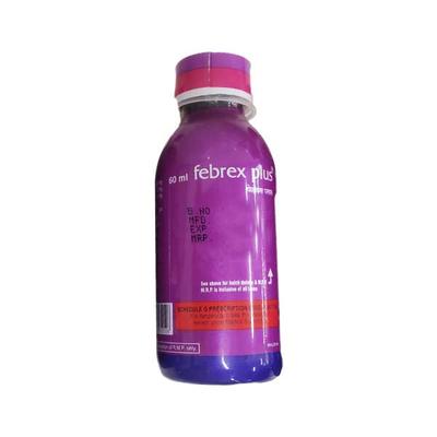 Febrex Plus Delicious Rose Flavour Syrup 60ml - Cough And Cold-Cou