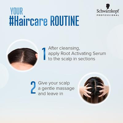 Schwarzkopf Professional Root Activating Serum For Thinning Hair With Guarana + Biotin 100 ml - Hair Serums