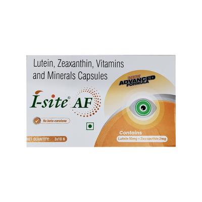 I SITE AF New Advanced Formula Capsule 10's - Supplements-Vam
