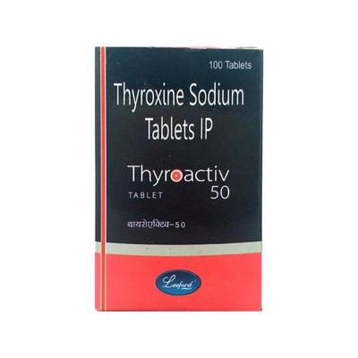 Thyroactiv 50mcg Tablet 100'S - Hypothyroidism
