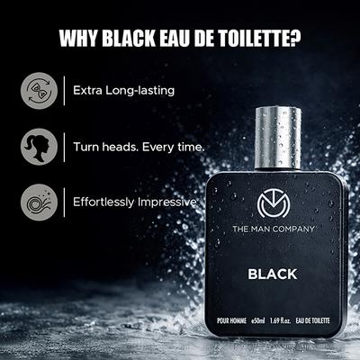 The Man Company Black EDT Perfume For Men 50 ml - Men Perfumes (Edt/Edp)