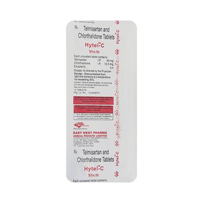 Hytel C Tablet 10'S - Hypertension-Ang